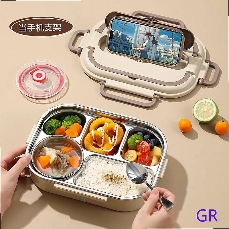 Stainless Steel Insulated Lunch Box for Kids Adults Bento Microwave Safe