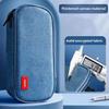 Portable Canvas Pencil Bag Multi-functional Thickening Large Capacity Stationery Bag Handheld 5 Layers Storage Box School