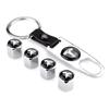 Car Logo Tire Valve Caps - Metal Modified for Air Valves