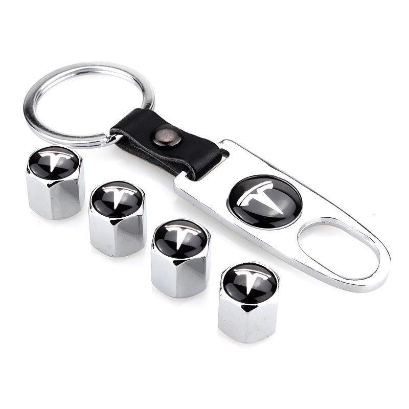 Car Logo Tire Valve Caps - Metal Modified for Air Valves