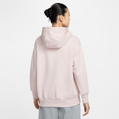 Nike Sweatshirts Women's Pink Hooded Moderate Regular