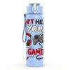 1PC Can’t Hear You I Am Gaming Headset Print 750ml Color Plastic Sports Water Bottle Leakproof Flip Straw Lid Suitable for Sports Office Home Use