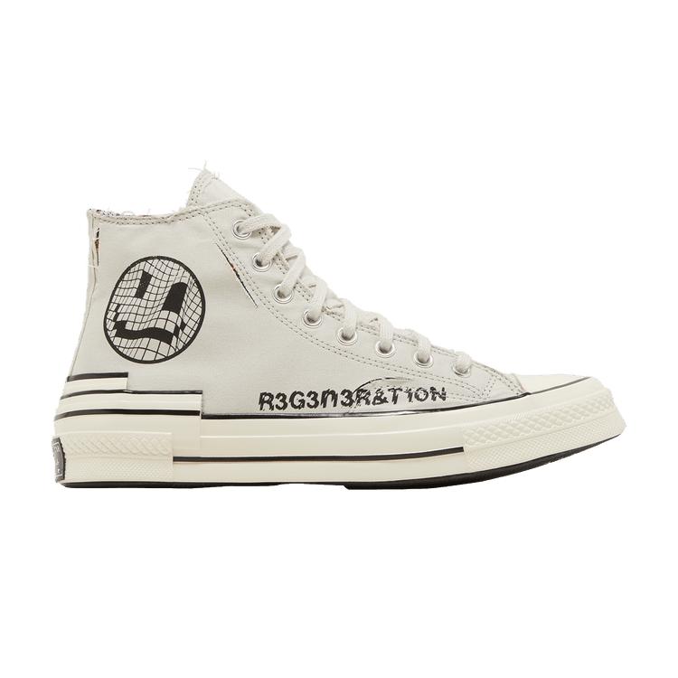 Converse Chuck 70 Hacked Heel High Tear Away - Light Bone 35