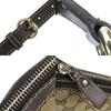 Used GUCCI Shoulder Bag 257072 Lovely Heart GG Canvas/leather Beige Dark Brown Diagonally Hung