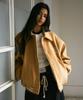 Erer Nautical Varsity Jacket Beige