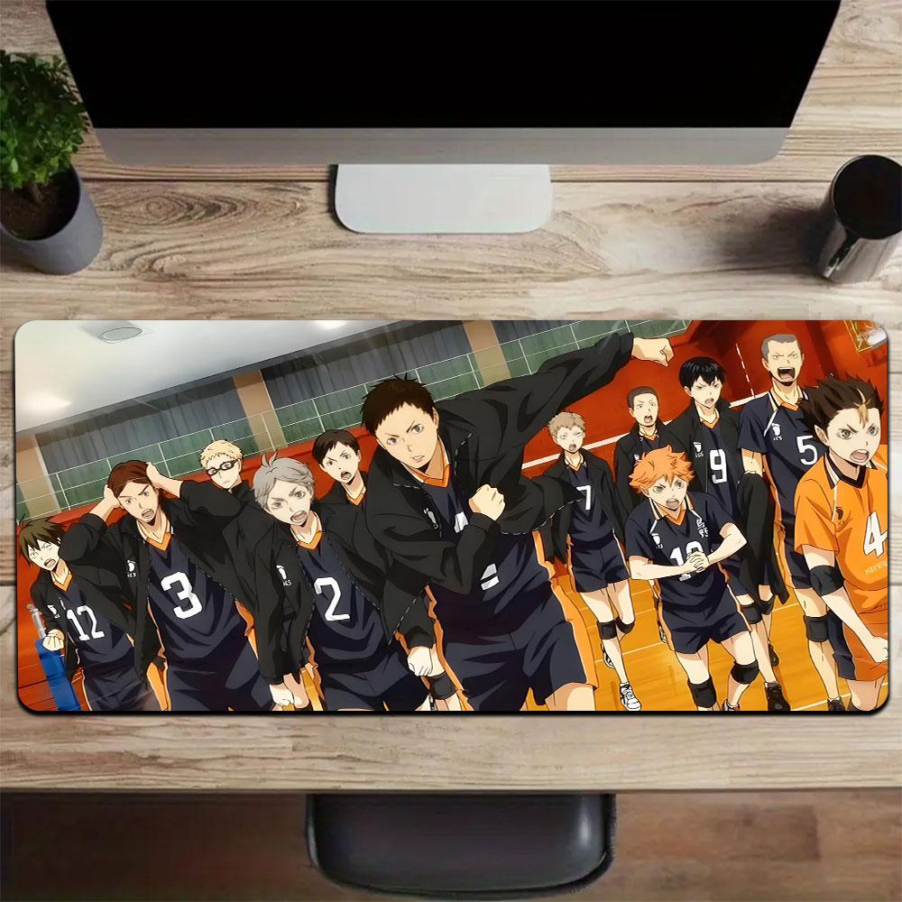 pc Haikyuu Large Mouse Pad computer mat Desk Mat keyboard mat Office Gaming Table Mat
