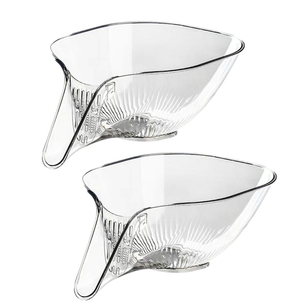 Versatile Acrylic Vegetable Cleaning Basket Kitchen Sink Colander Vegetable Fruit Colander Great for Home and Restaurant