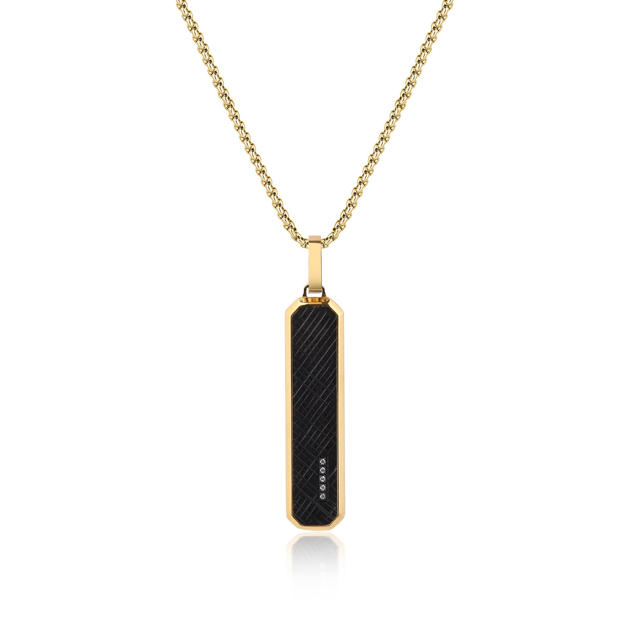 

Tag Stainless Steel 18K Gold Venetian Chain Necklace [GAVU] Men s