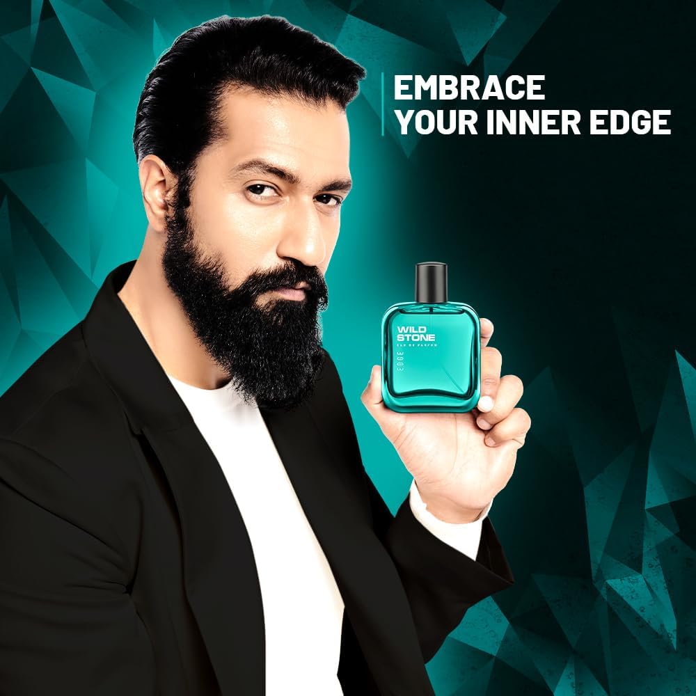 Wild Stone Edge Edp Premium Parfüm Für Männer, 100 ml | Langanhaltendes Eau De Parfum | Luxuriöse Düfte | Duft Für Modernen Lebensstil | Ideales Geschenk Für Ihn | P