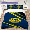 American Soccer Clubs Pattern Bedding uilt Set uilt Cover Pillowcase Home Decoration Birthday Gift (1 * duvet cover + 2 * pillowcase without core)05