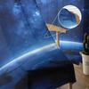 Weltraum Universum Fensterdekoration Tüll Moderne Transparente Vorhänge für Küche Wohnzimmer das Schlafzimmer Vorhänge Dekoration
