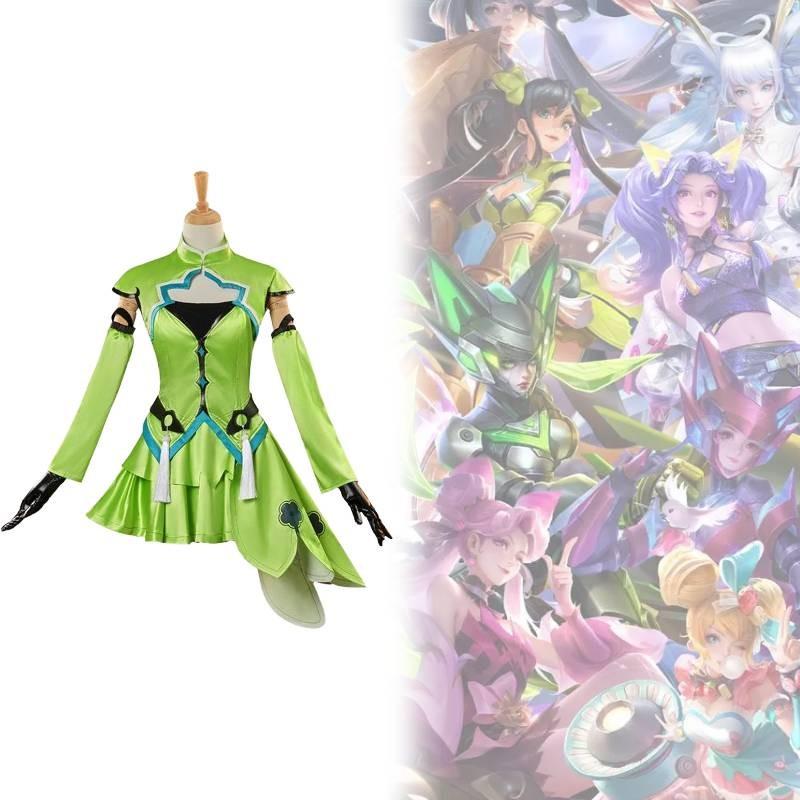 Honor Of Kings Cosplay Costume With Spandex Polyester For Anime Role Play