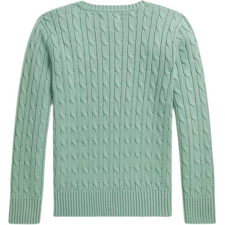 Polo Ralph Lauren Cotton Crew Neck Cable Knit Sweater Kids sweater 323702674-505