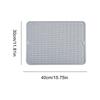 Silicone Dish Drying Mat Countertop Drainage Pad Heat Insulation Protector Foldable Sink Drying for Kitchen Home Restaurant Bath