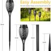 Solar Flame Landscape Torch Lights for Outdoor Decoration