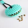 Leakage Food Dog Toy for Chewing Teething Suction Cup Pet Elastic Rope Slow Feeder Toy for Indoor Dogs Stress Relief