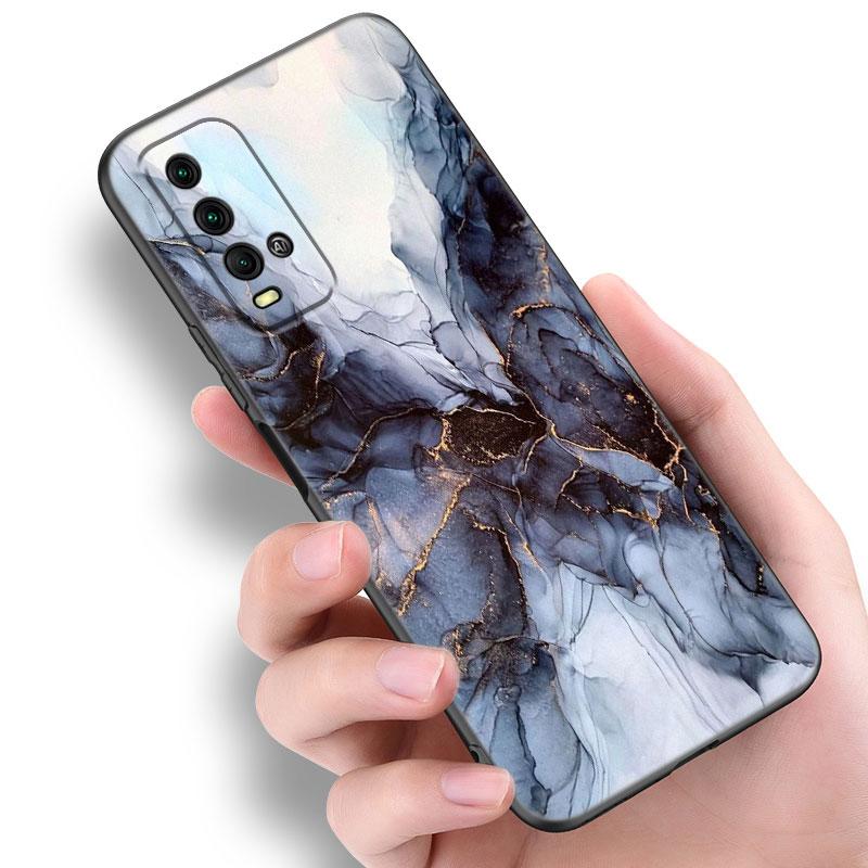 Telefonhülle mit Vintage-Marmor-Muster, weicher TPU-Schutz für Xiaomi Redmi Note 5 6 9T K20 K40 K50 Pro 7A 8A 9A 9C 9i 10A 10C A1 S2