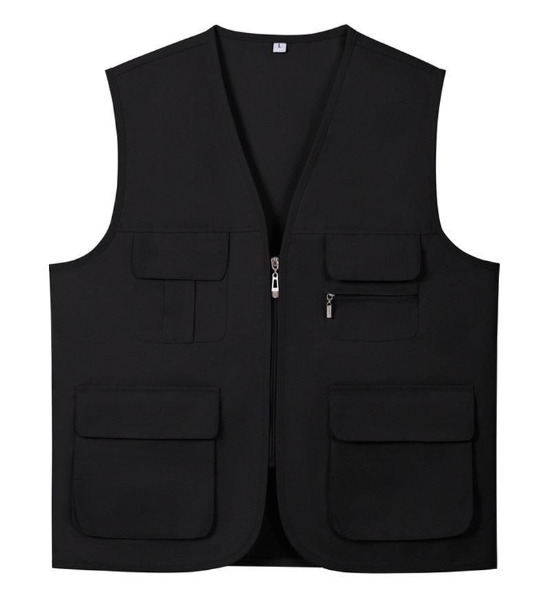 Gilet da Lavoro Rosso Personalizzato con Logo per Promozione di Squadra e Pubblicità