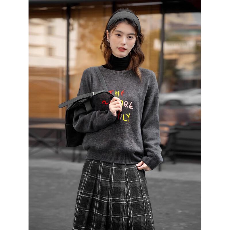 Embroidered Knit Sweater