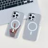 Luxury Plating Mirror For Magsafe Wireless Charging Magnetic Case for iPhone 14 Plus 13 12 11 Pro Max Shockproof Make Up Cover