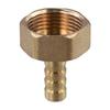 Sturdy Brass Barb Female Thread Connector Tail Pipe Hose Fitting 3/4 Inch