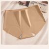 Women's Summer Mulberry Silk Antibacterial Crotch Not Clip Hip Sports Without A Mark in The Waist Triangle Briefs