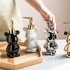 OIMG Ceramic Cartoon Bear Dispenser Bottle