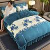 Four-Piece Set Of High-Gram Milk Fleece,4-Pcs Set Of Thickened Milk Fleece,4-Pcs Set Of Maternal And Infant Grade Farley Fleece, Class A