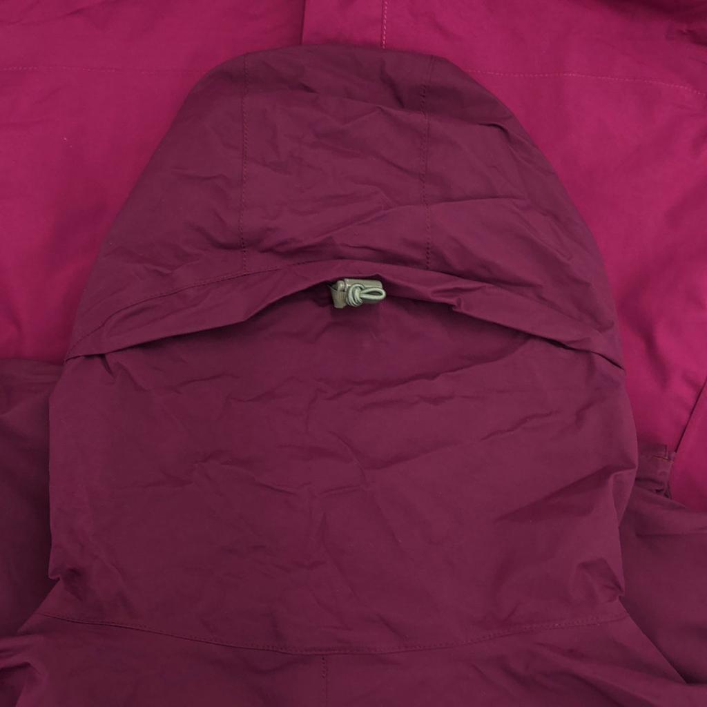The North Face Logo Embroidery Dot Shot Jacket M Purple Outdoor NPW10180 Women Used