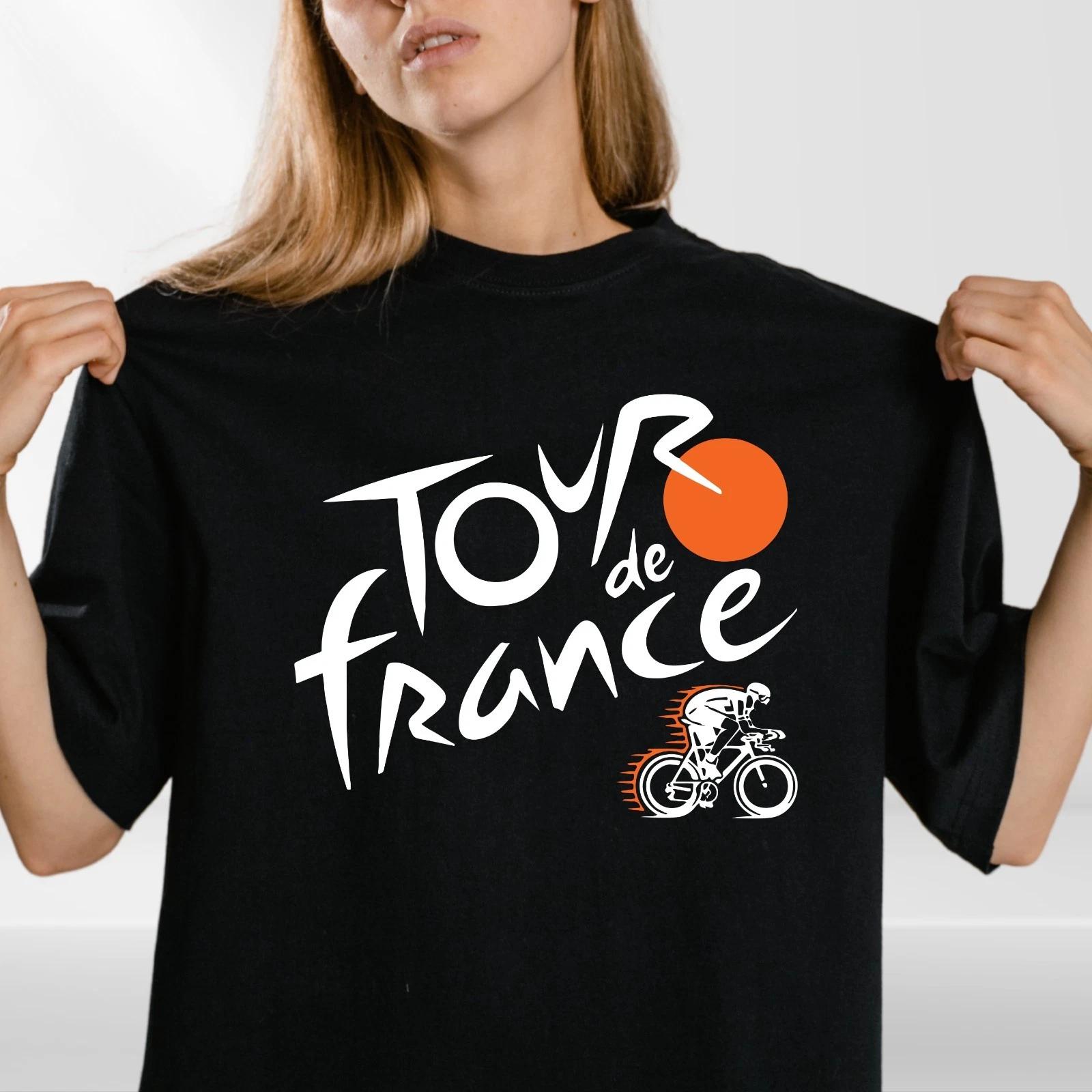 Tour De France Cycling Race Competition T-Shirt Cyclist Ride Unisex Tee XXL
