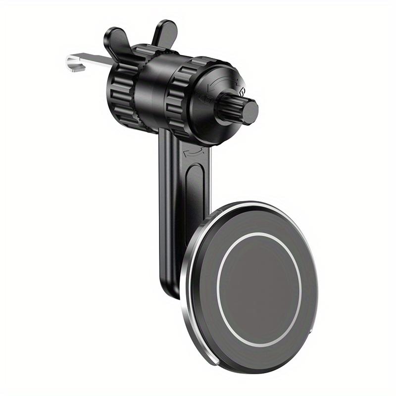 

MagSafe-Compatible Car Mount for iPhone 15/14/13/12 Series - Air Vent Grip, 40 Magnets, Adjustable & Protective Design чёрный