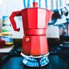 1 Pezzo Supporto Fornello a Gas Supporto Caffettiera Moka Stand per Fornello a Gas da Cucina Acciaio Inossidabile Anello Caffè Riduttore Supporto Bianco per Fornello