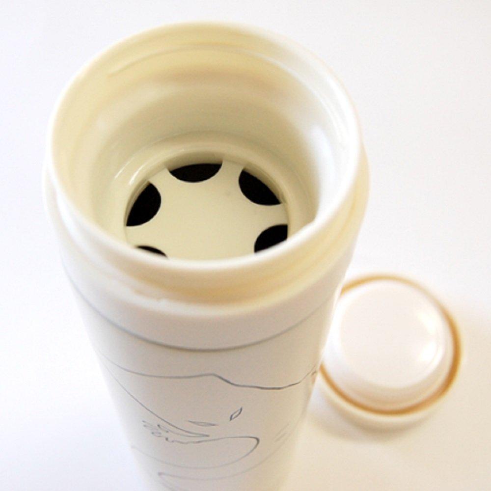 Gegege no Kitaro Stainless Steel Bottle, One-tan Momen, White