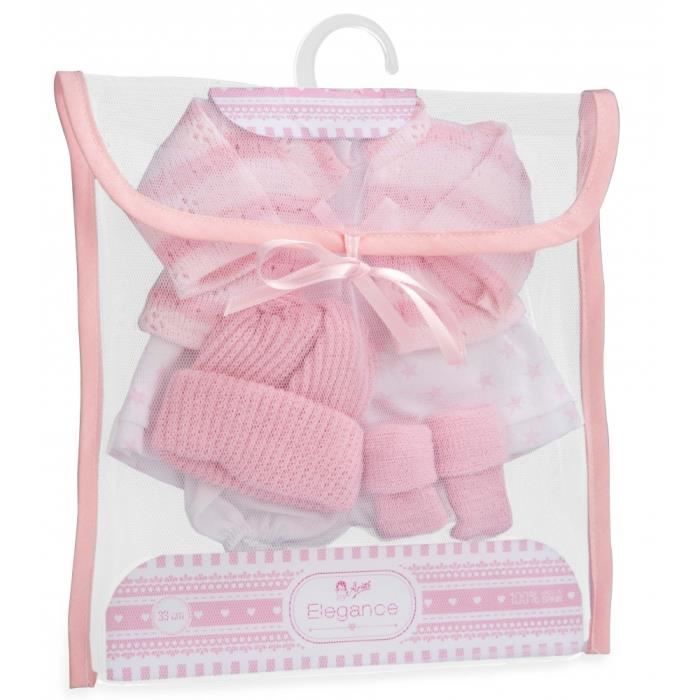 

Набір відповідного одягу для ляльки Muñecas Arias - рожевий - 32x15x29 см