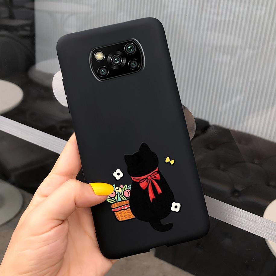 Poco X3 Pro Case Silicone Soft Phone Back Cover For Xiaomi Poco X3 NFC Popular Fundas For Xiomi Mi Poco X3 X 3 X3NFC X3Pro Coque
