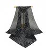 Platinum Retro Hot Stamped Scarf: Chiffon Pearl, Breathable Sun Protection, 70x70 Cm, Four Seasons Fashion.