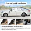 Konnfeir Half Car Body UV 210D Oxford Fabric Cover, Cover, Waterproof, Dustproof, Protection, (Sedan Compatible)