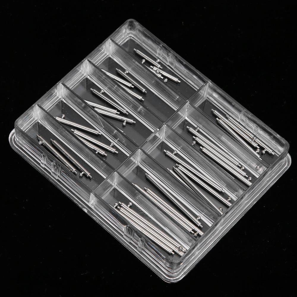 Silver Watch Strap Pins Multiple Sizes Watch Repair Tool Watchband Spring Bar Watch Repair Use
