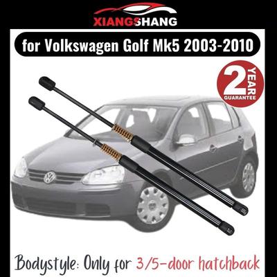 2pcs Rear Tailgate Damper for Volkswagen Golf 1K Mk5 5-door Hatchback 2004-2009 WITH SPRING Trunk Boot Gas Struts Lift Support