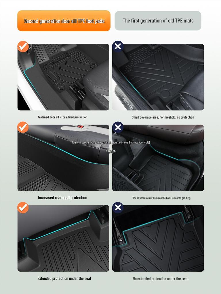 2025 Nissan X-Trail Honor Full Coverage TPE Floor Mats