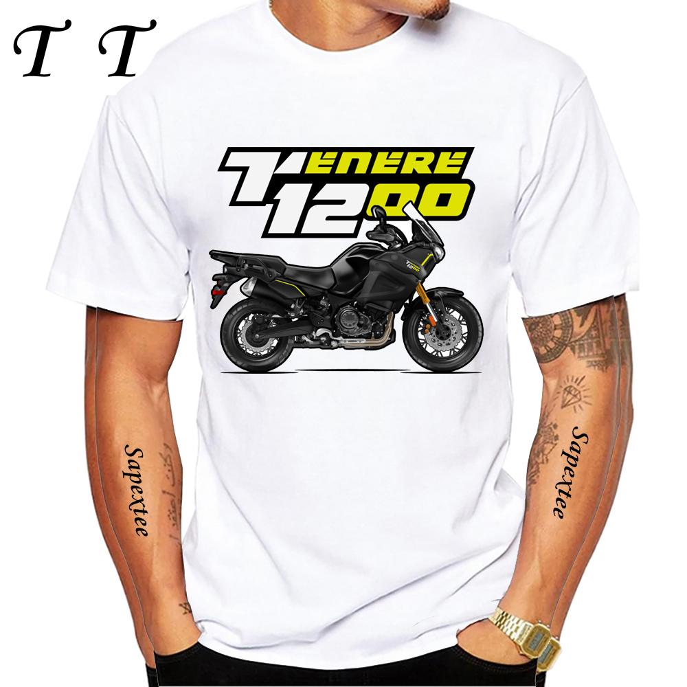 ZheXiong TEE T&eacute;n&eacute;r&eacute; 700 T7 T-shirt Super Tenere 1200 XT Rij-T-shirts Heren Korte Mouw Avontuur Motorrijder T-shirt Jongen Casual T-shirts 4XL