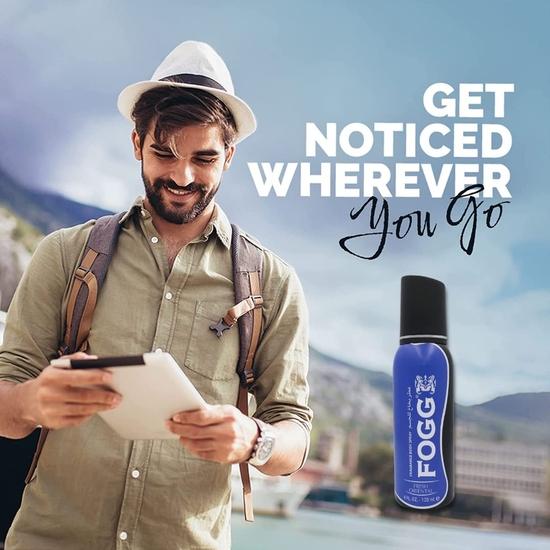 FOGG Frisches Orientalisches Premium Deodorant ohne Gas für Männer, Langanhaltendes Parfüm Körperspray, 120 ml