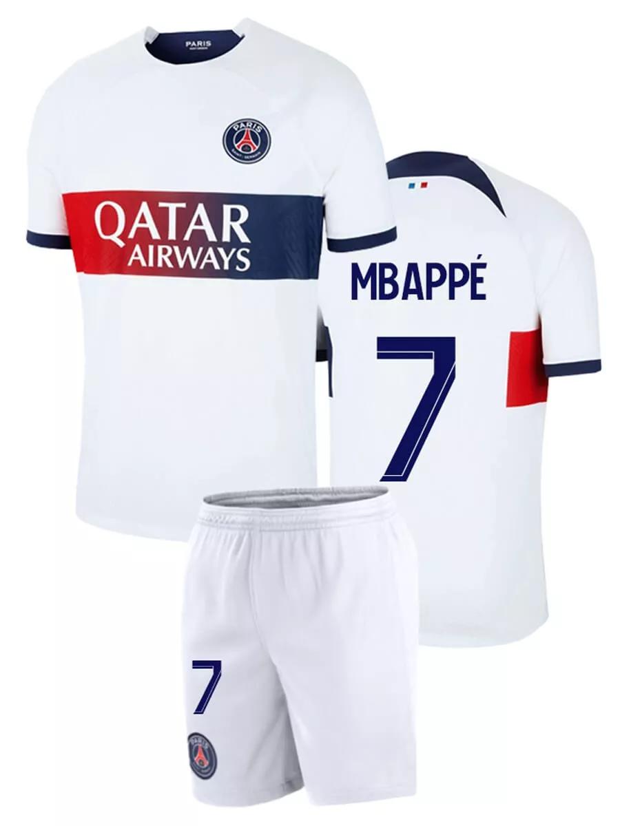 Football Jersey Mbappe PSG 2023-24 Away #7 16