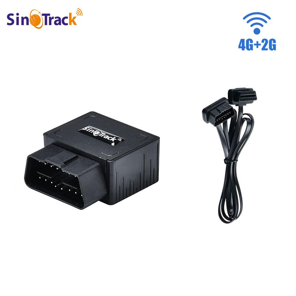 SinoTrack 4G Mini OBD II GPS Tracker ST-902L Built-in Battery 16PIN Car Vehicle Real-Time Tracking Device Online Software