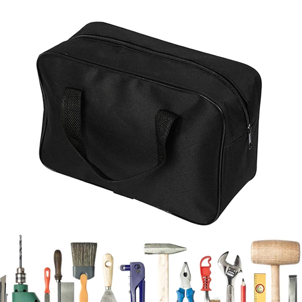 Hand-held Maintenance Tool Bag Oxford Cloth Wear Resistant Electrician Toolbag Car Air Pump Carrying Bag Storage Box
