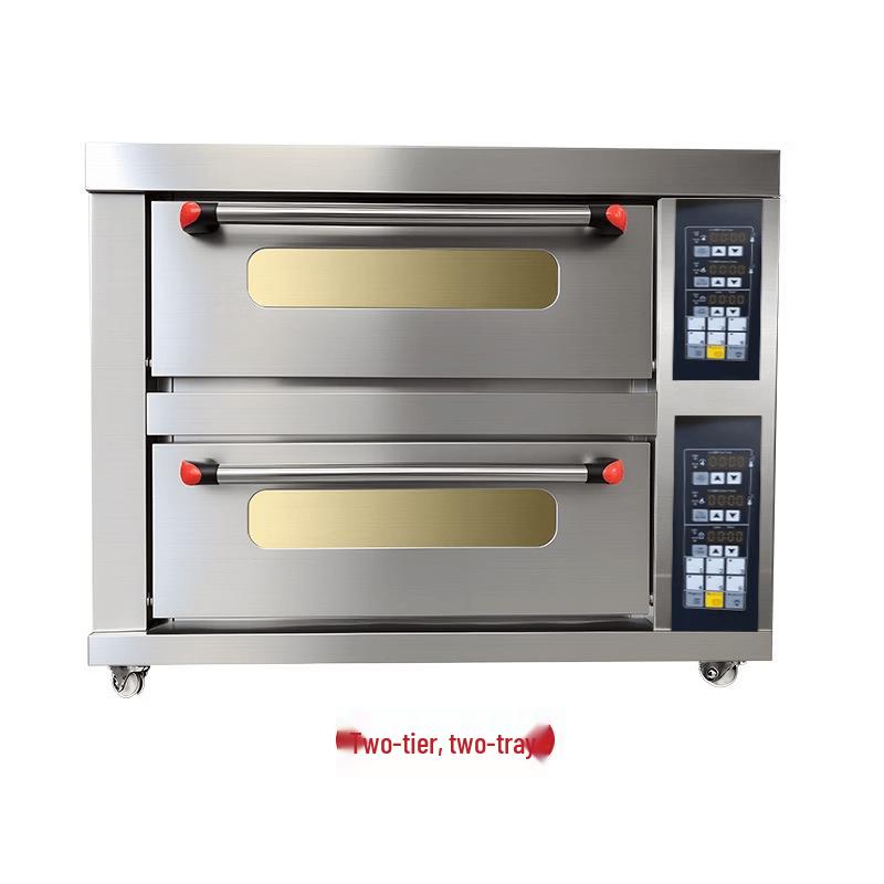 MDNG Commercial 3-Layer 6-Tray Gas Baking Oven