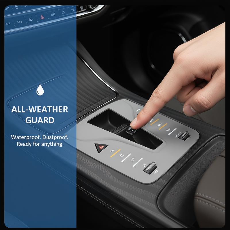 1Pcs Protective Pad For Atto3 Han Tang Song Plus Central Control Panel Button Key Sticker Interior Console Accessories Trim