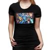 MegaUnisex Video Game Mega Unisex TShirt for Women Crew Neck Streetwear T Shirts Womens Tees Short Summer Clothes Tops
