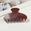 Scratch-resistant Hair Clip Back Head Claw, Macaron Color Shower Clip, Smooth Surface Large Damage-free Anti-Slip Teeth Accessory for Buns Commuting