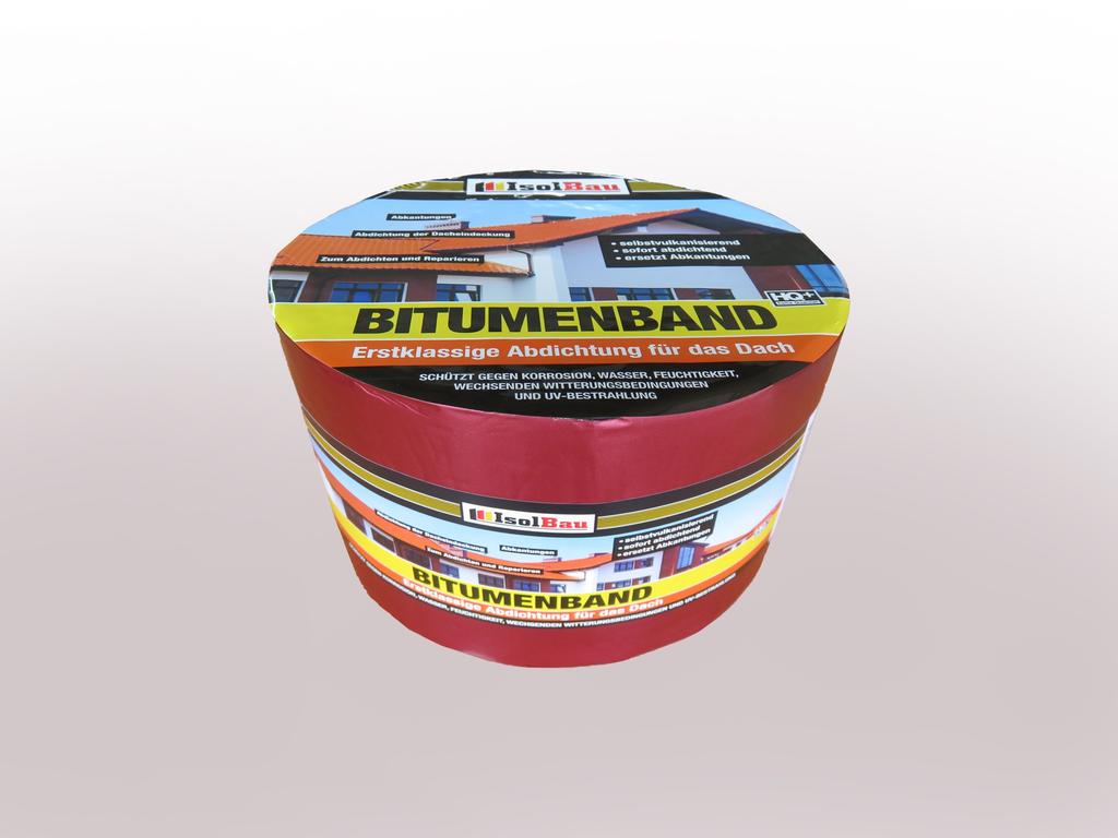 IsolBau Bituminous Roofing Tape 75mm X 10m Aluminum